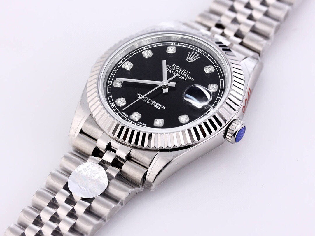 DATEJUST 41MM STAINLESS STEEL DIAMOND NUMERALS