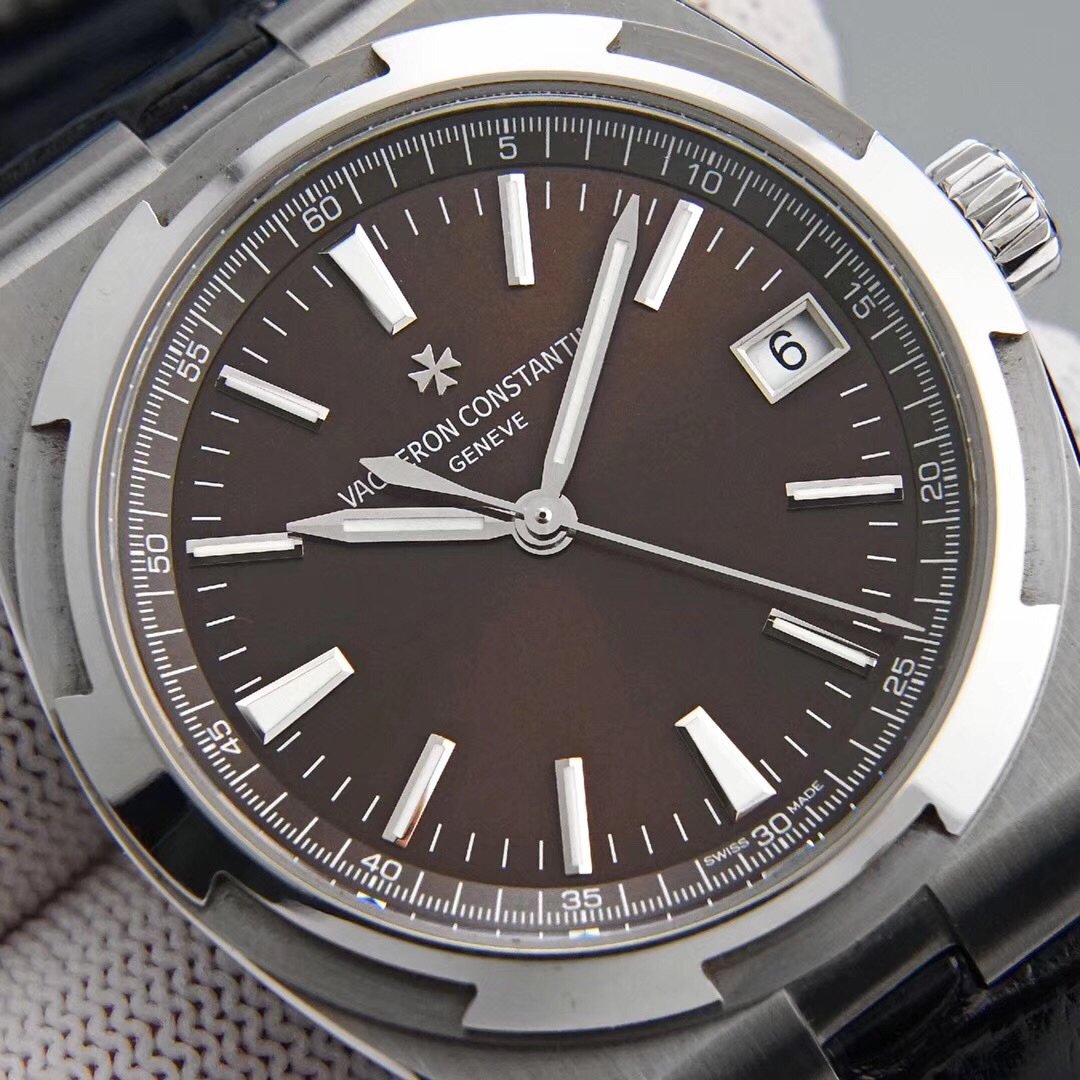 VACHERON OVERSEA AUTOMATIC 41 STAINLESS STEEL BROWN DIAL