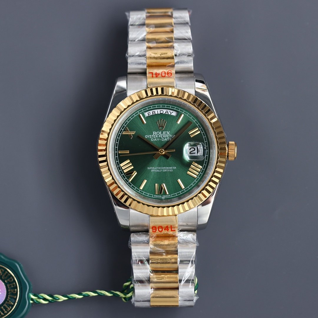 DAY-DATE 40 GOLD STEEL JUBILEE BRACELET 1