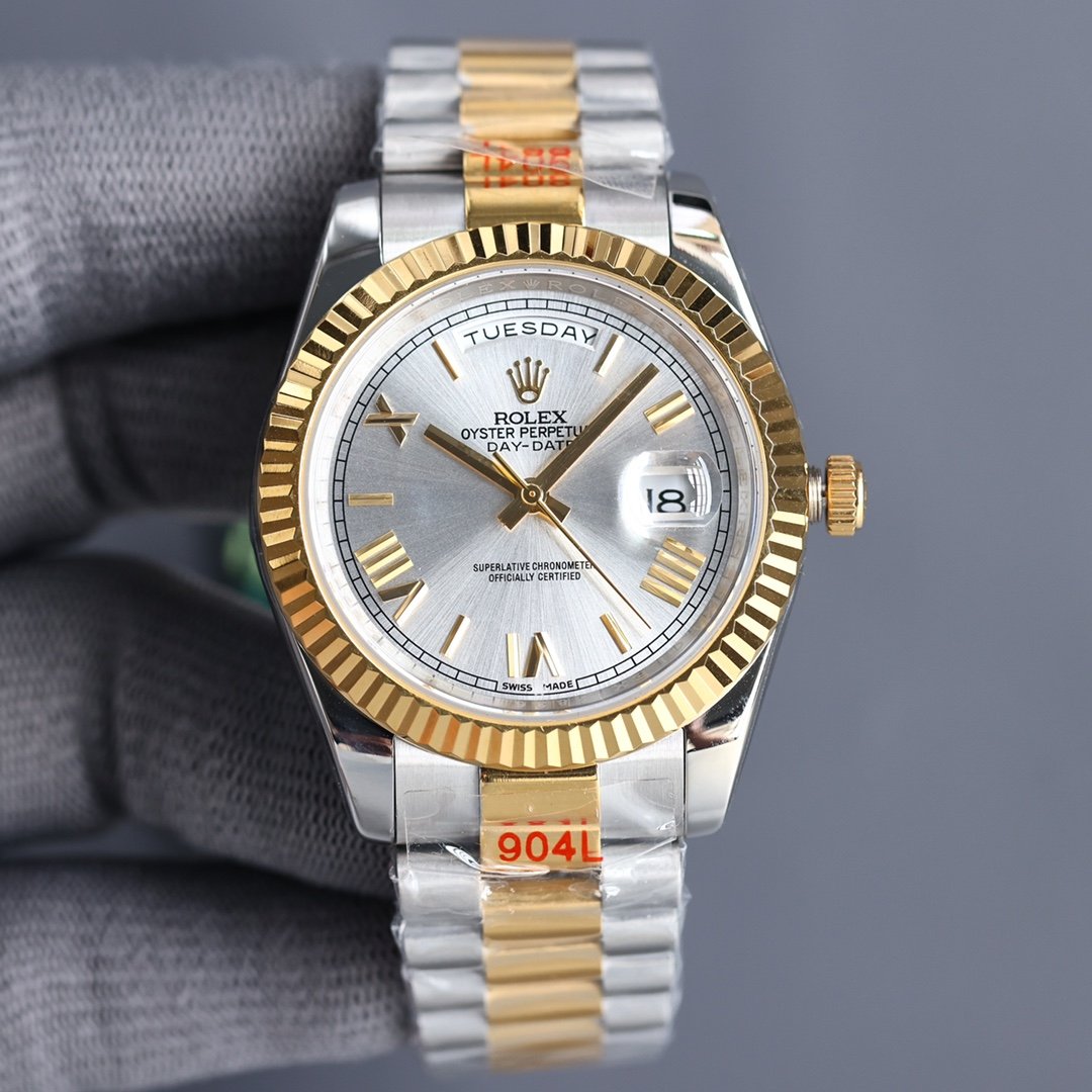 DAY-DATE 40 GOLD STEEL JUBILEE BRACELET 1