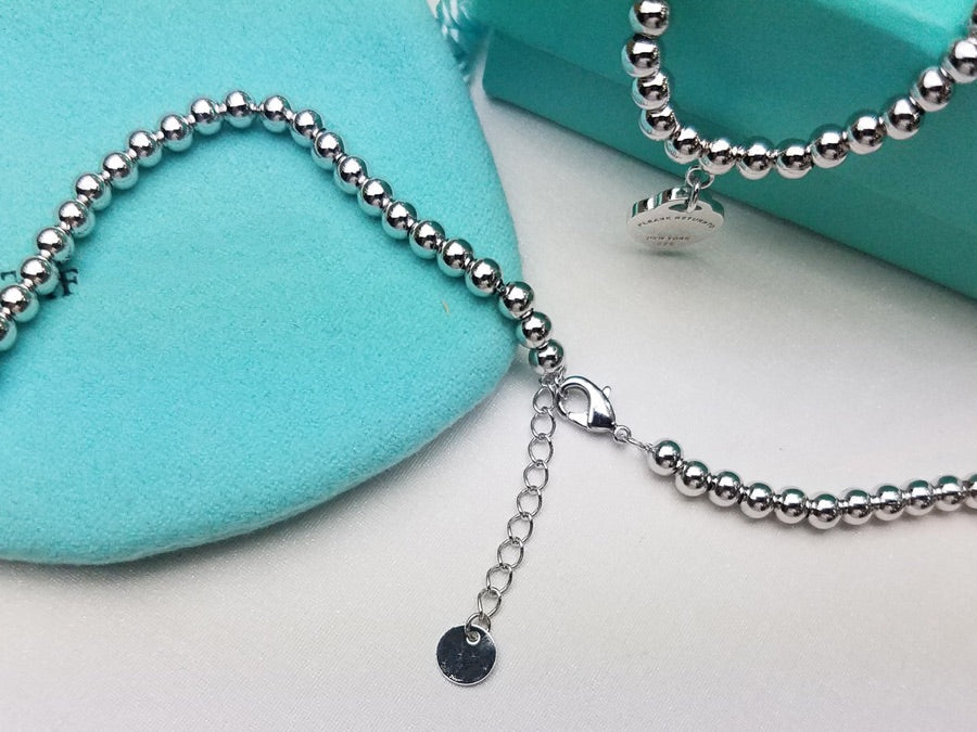 HEART PEDANT SILVER BALL CHAIN NECKLACE