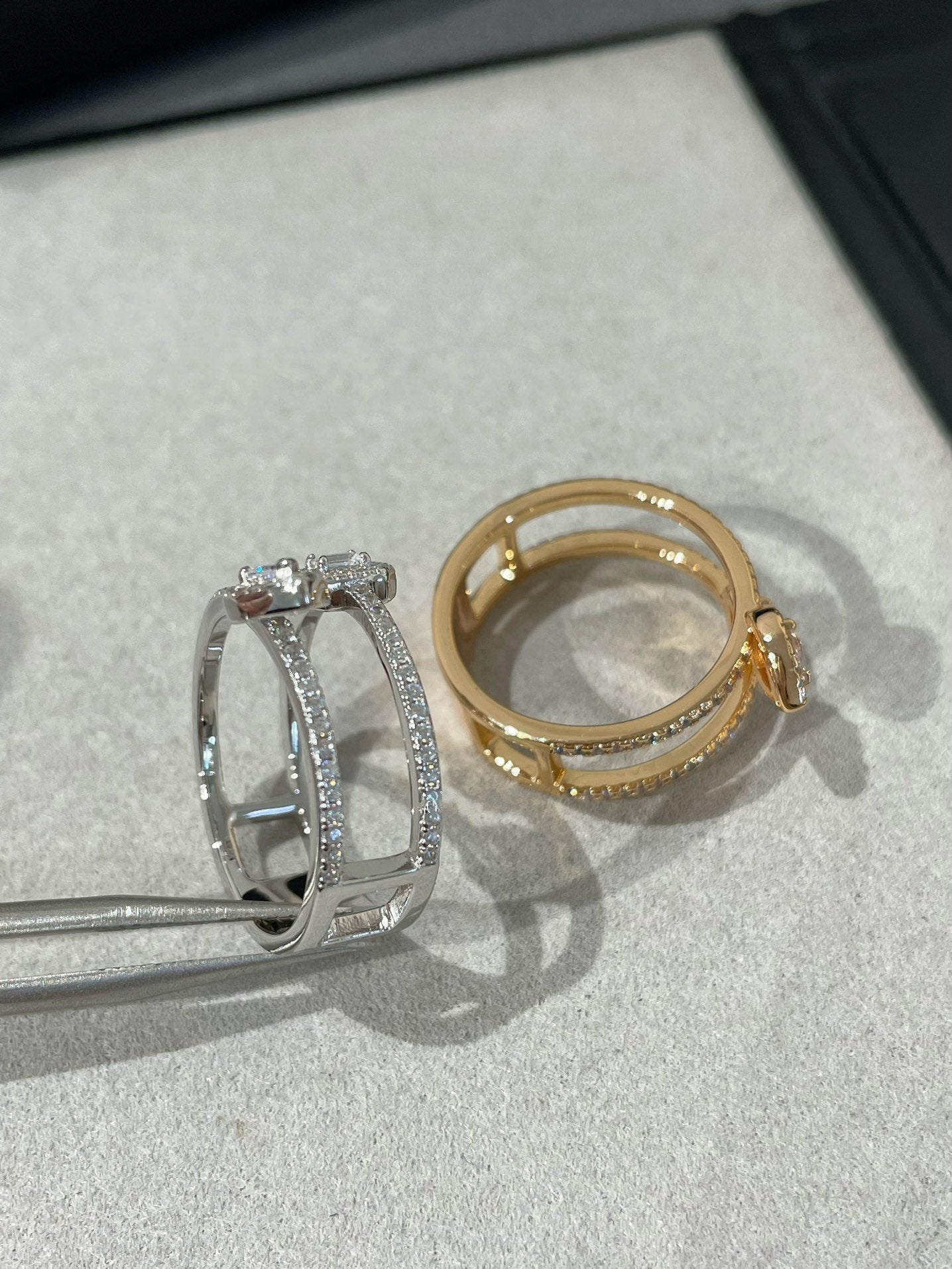 MY TWIN DOUBLE ROW RING