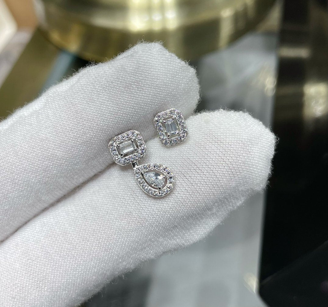 MY TWIN 2+1 DIAMOND STUD EARRINGS