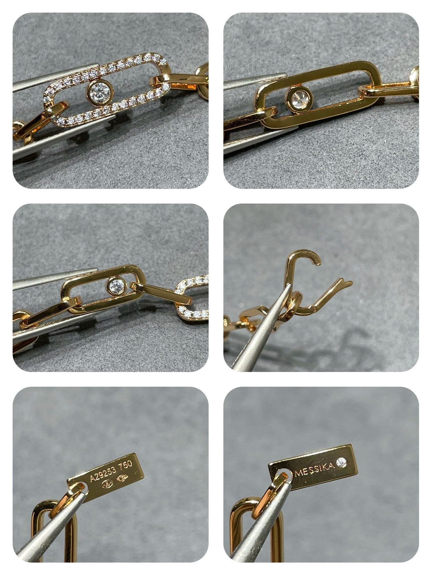 MOVE LINK DIAMOND NECKLACE