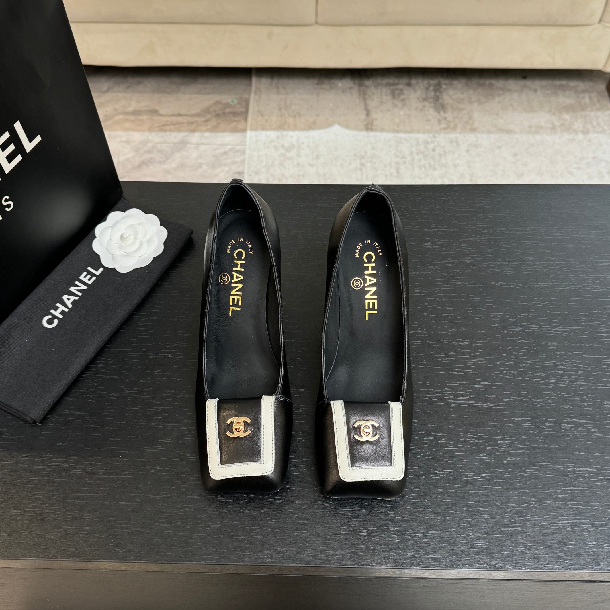 Chanel 2026 Pump Black Lambskin 653536