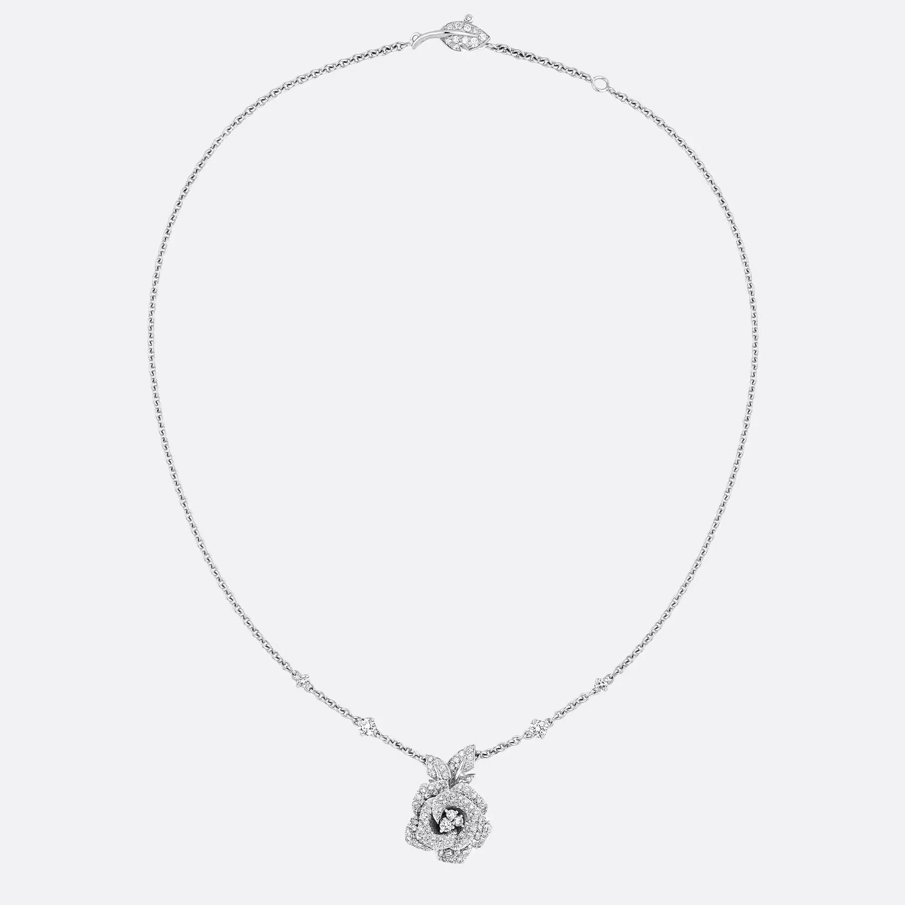 ROSE BAGATELLE DIAMOND MEDIUM NECKLACE