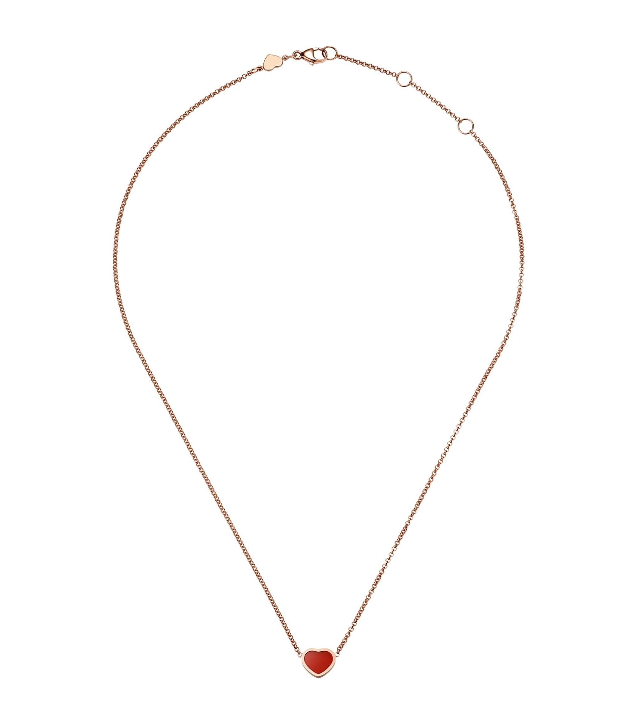HEART PEDANT CARNELIAN NECKLACE