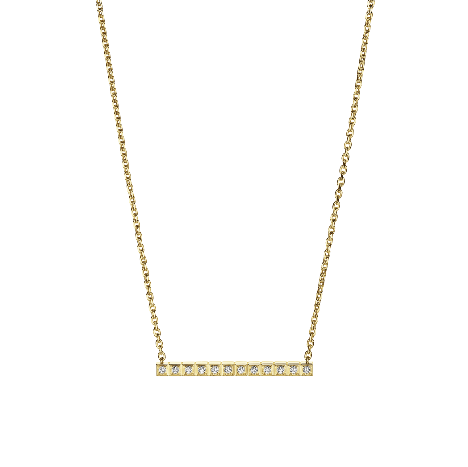 ICE CUBE FULL-SET DIAMONDS NECKLACE