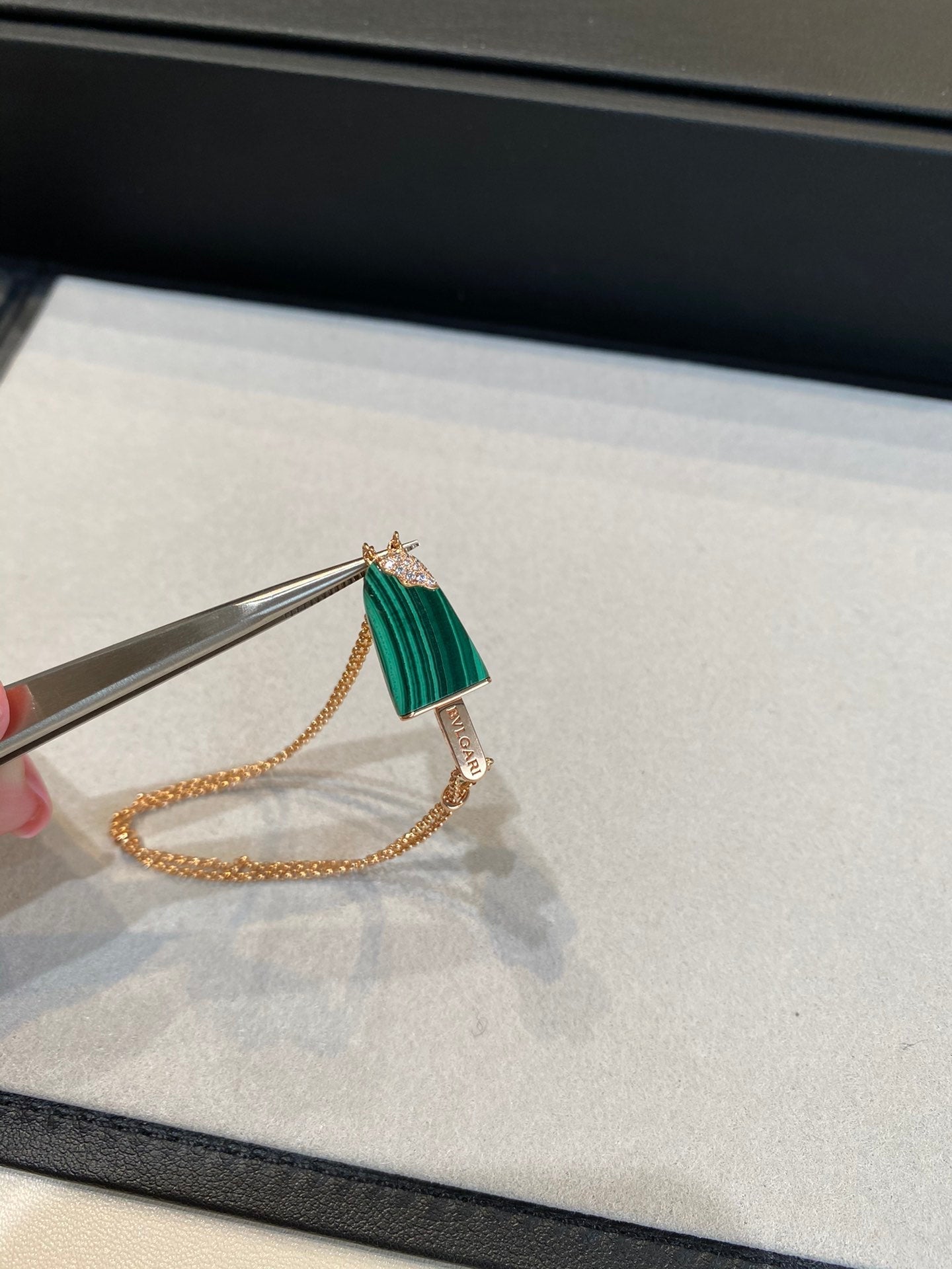 BVL ICE CREAM BAR MALACHITE BRACELET