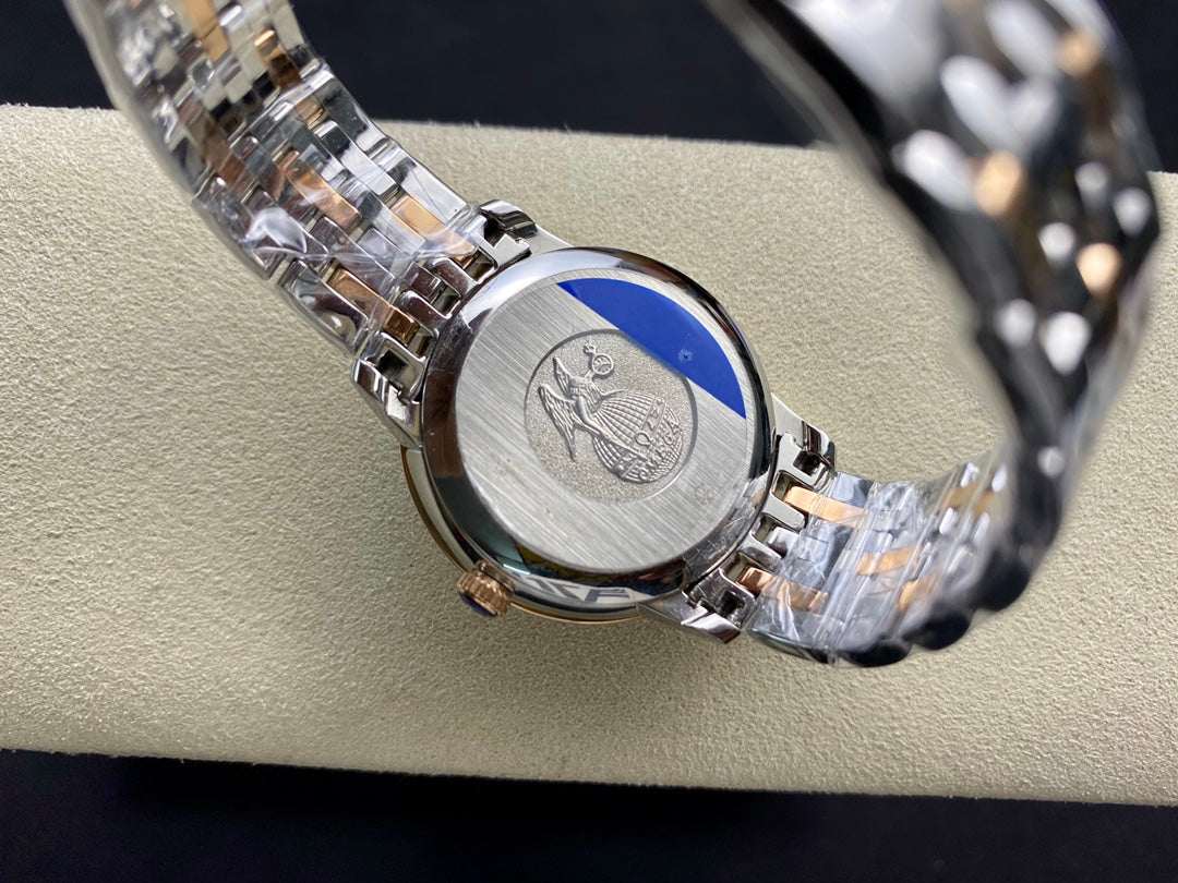 Omega  De Ville 32.7mm Silver Pink Gold