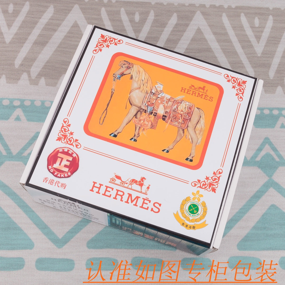 HM Constance Belt 38mm Black Epsom Sliver Buckle 619954