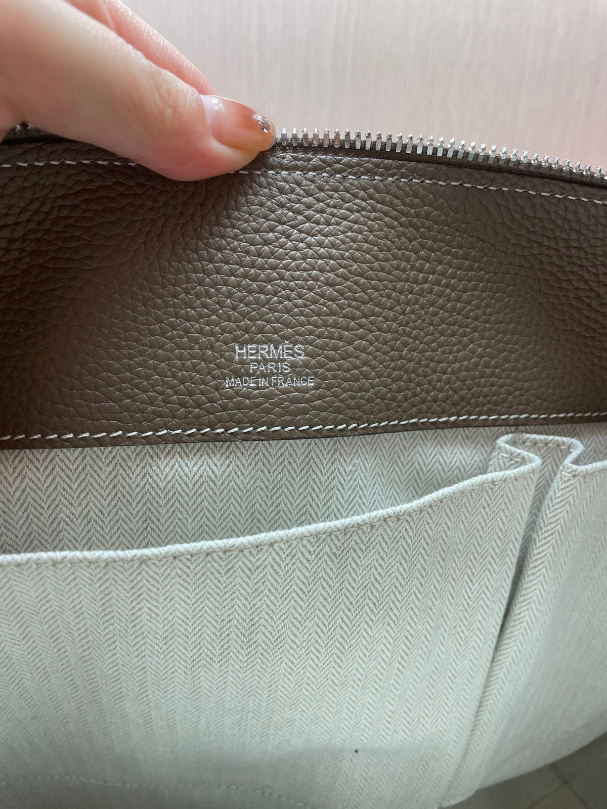 High-end Hermes 2026 Large H Briefcase 39cm Togo Leather