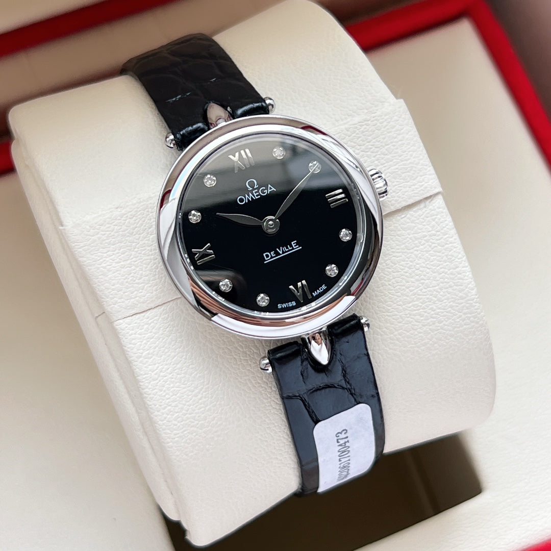 Omega De Ville 27.4mm Black Dial