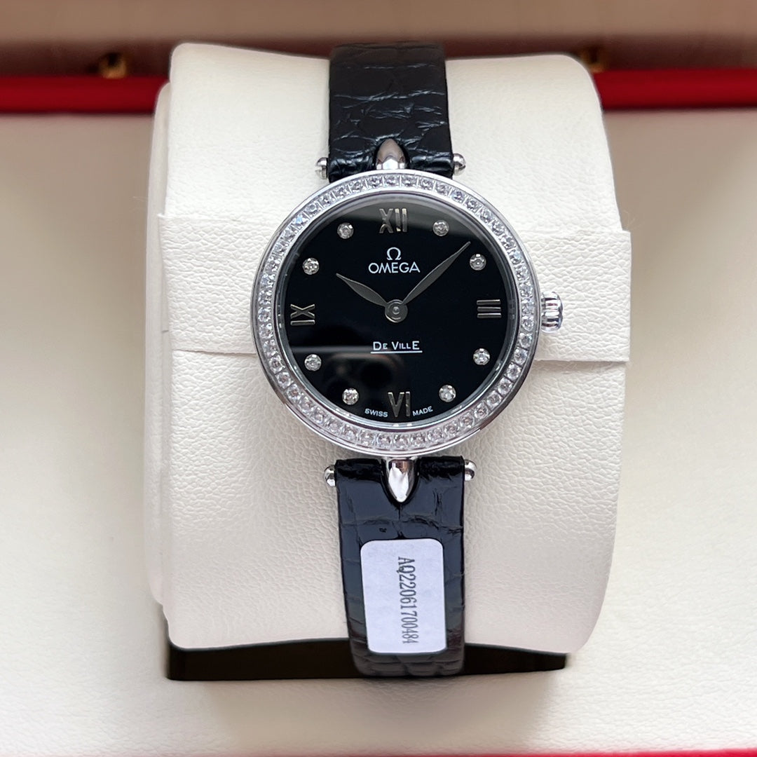 Omega De Ville 27.4mm Black Dial