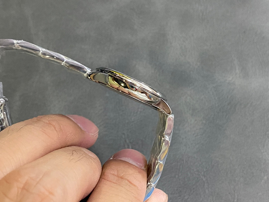 Omega De Ville 27.4mm Silver Black Dial