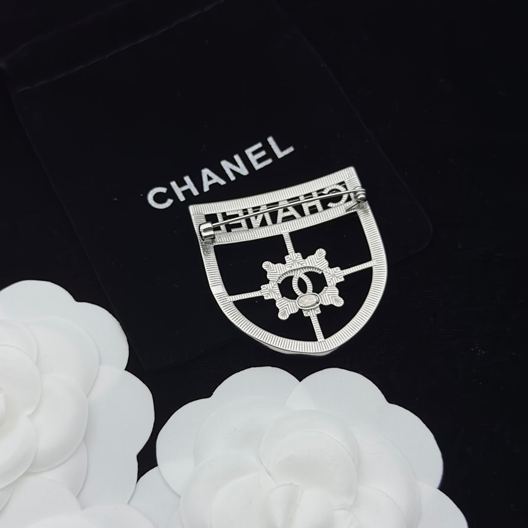 CC Brooch Silver 173335