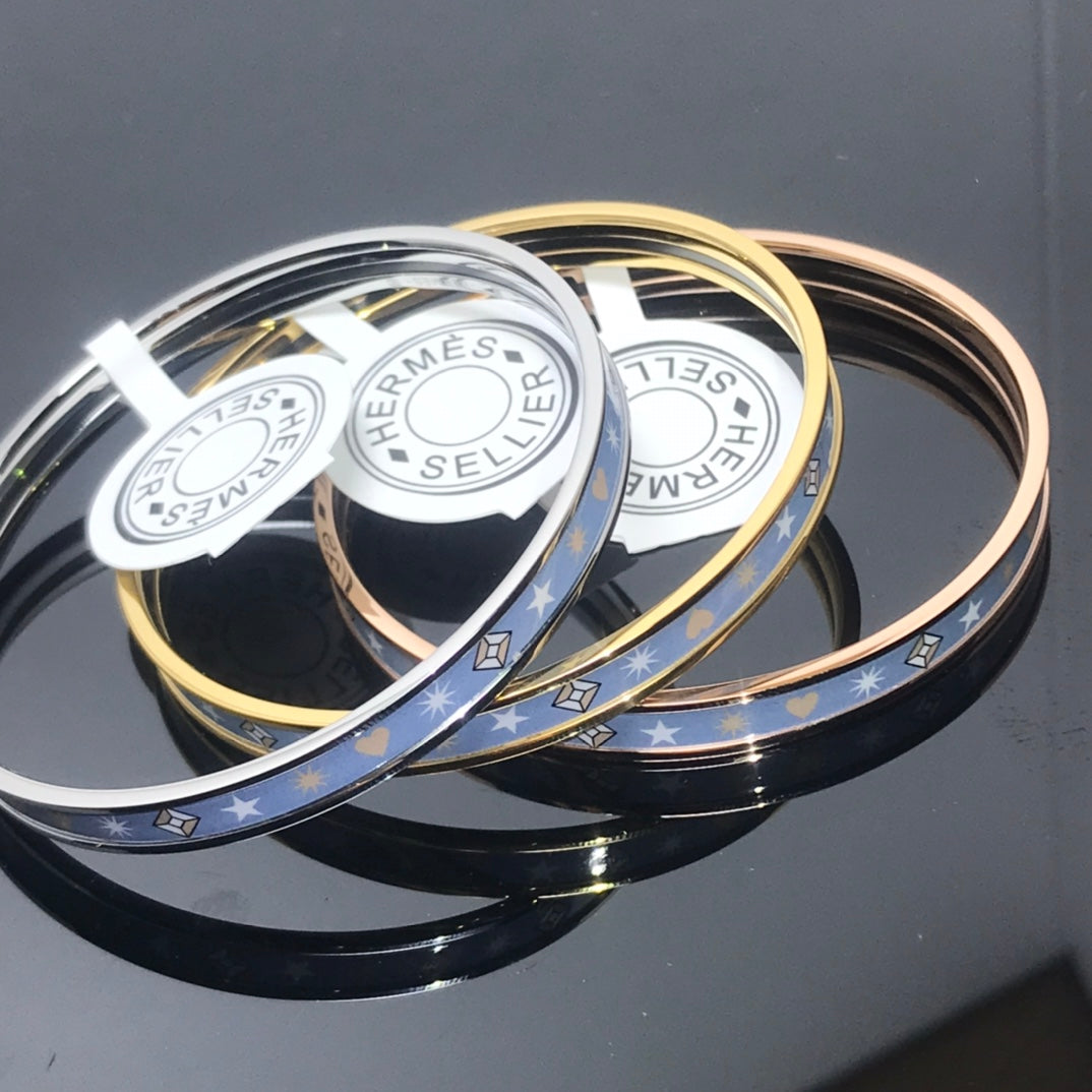 H Uni Bangle Blue Bracelet