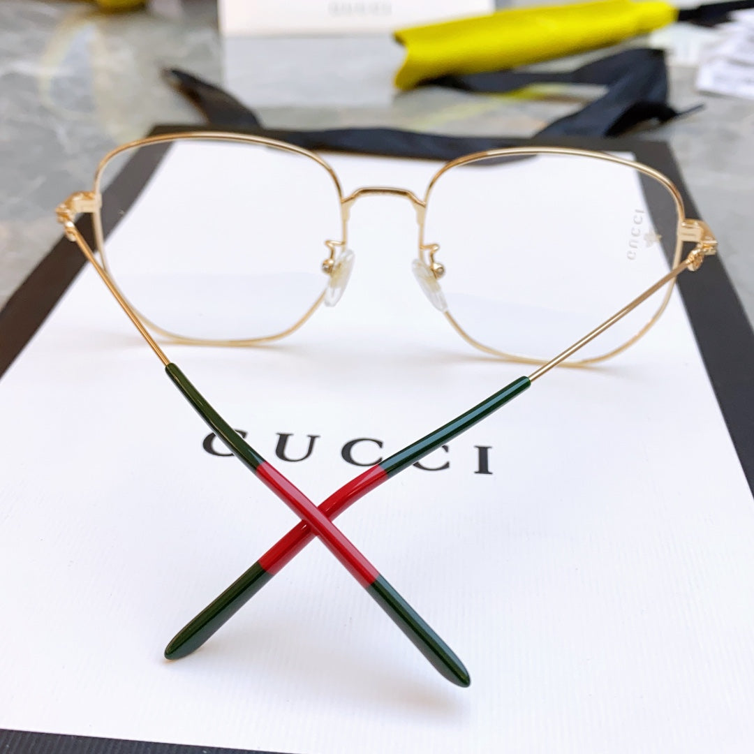 SQUARE FRAME SUNGLASSES GG0396O IN METAL