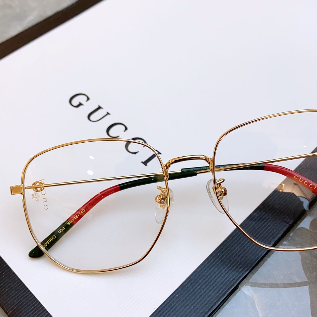 SQUARE FRAME SUNGLASSES GG0396O IN METAL