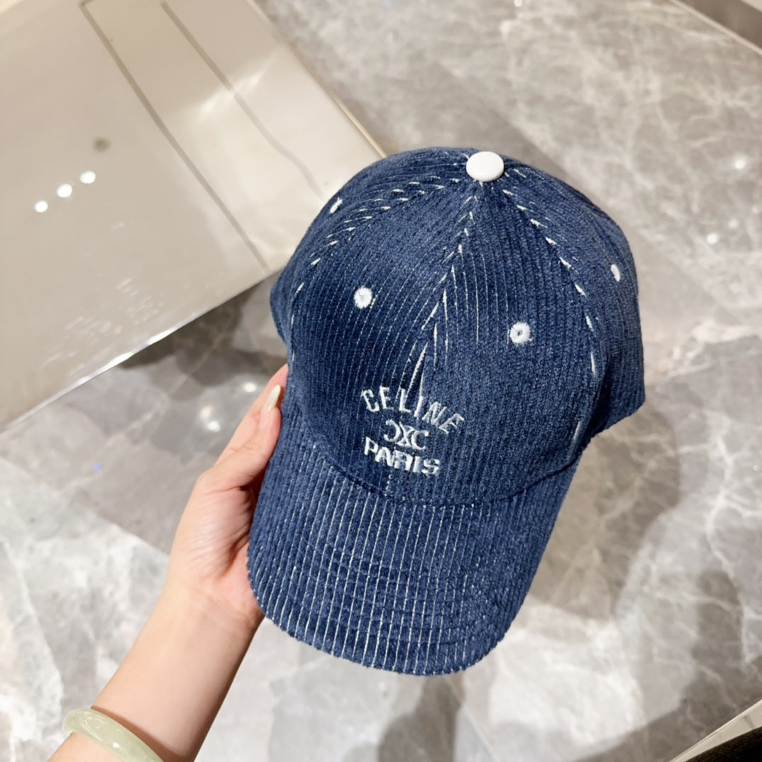 Celin Cap Blue Cotton Fabric 210414