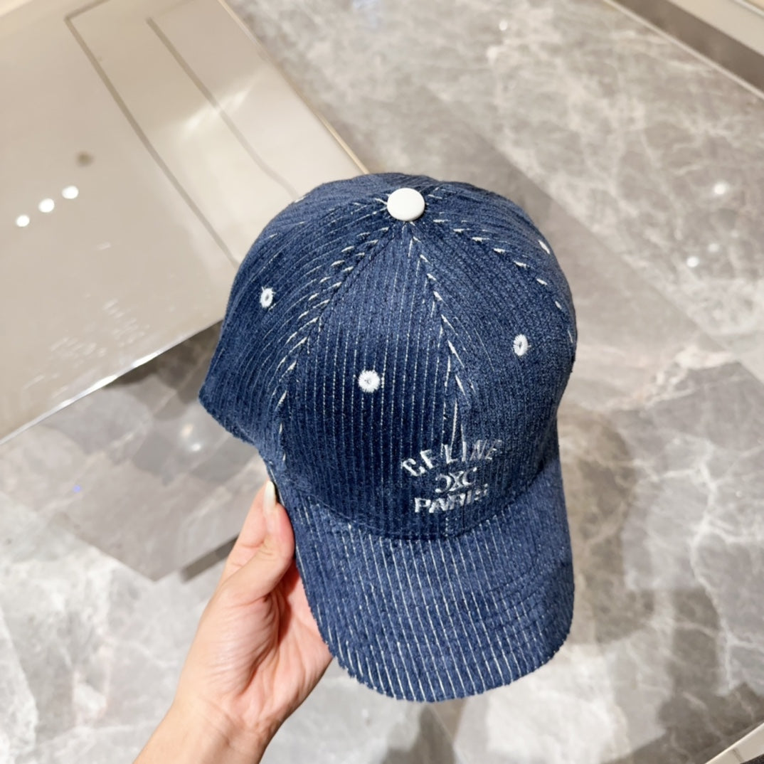 Celin Cap Blue Cotton Fabric 210414