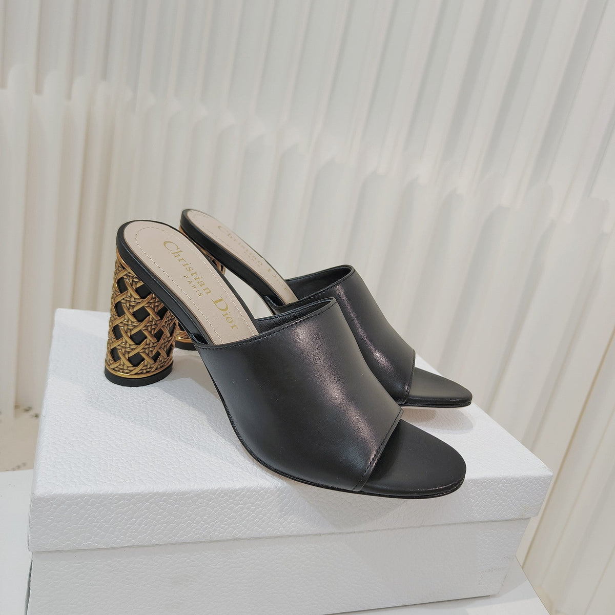Dior 2026 Icon Slide High-heeled Sandal Lambskin 927494