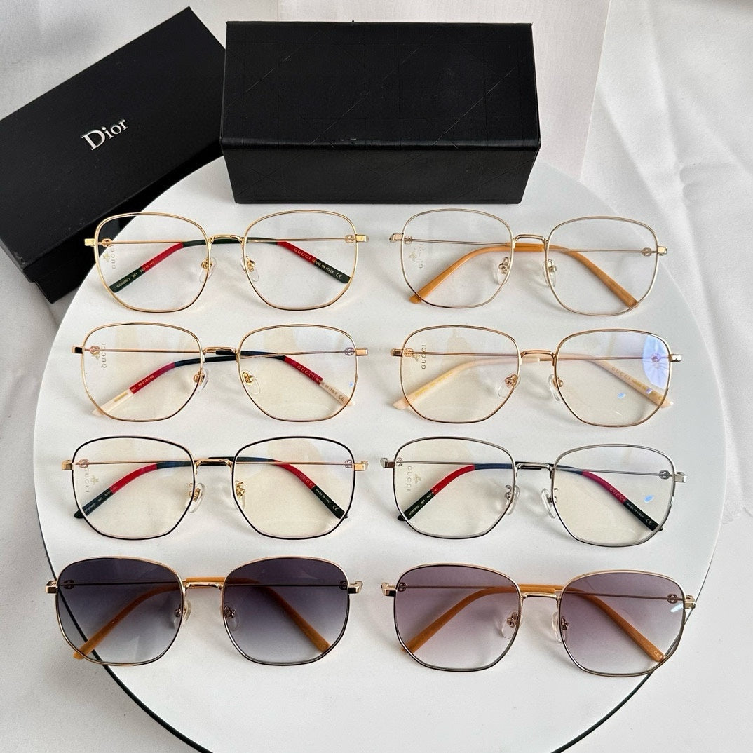 SQUARE FRAME SUNGLASSES GG0396O IN METAL