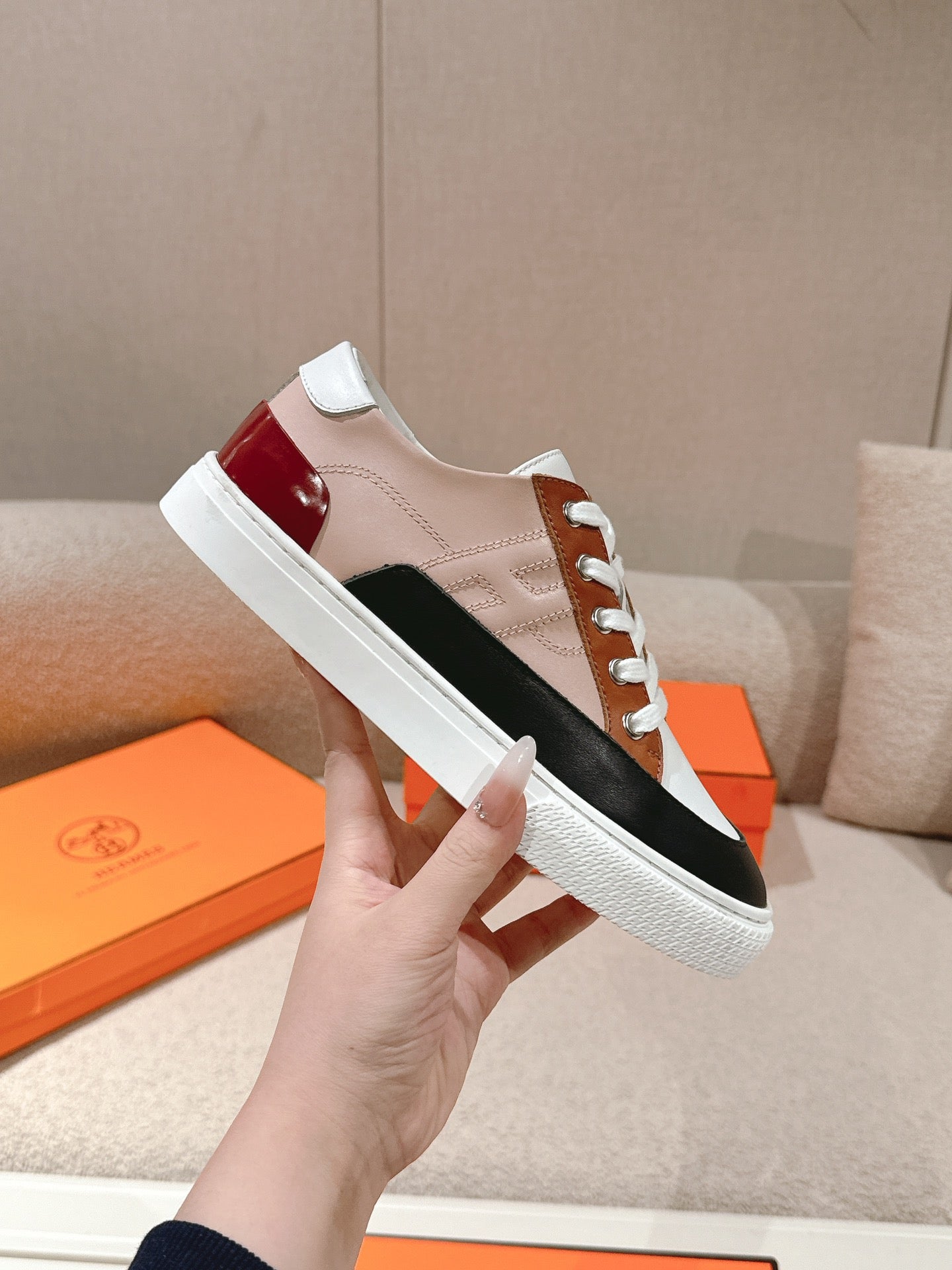 HM 25ss Sneakers Colorful Cowhide 577543