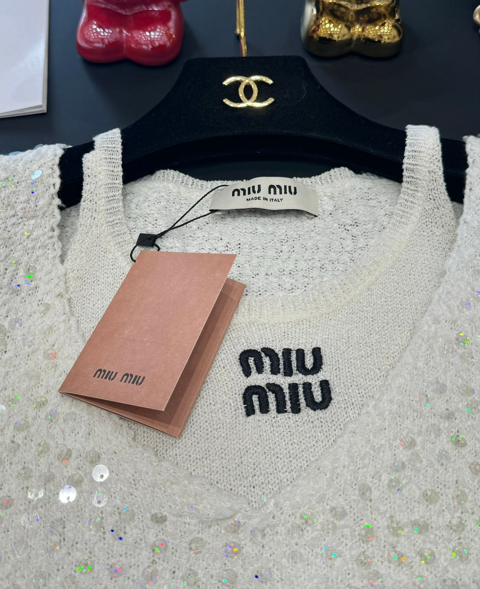 Miu 25 V- Neck Shirt Wool 232747