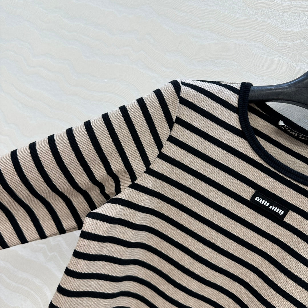 Miu Miu 25 Sweater Stripes Cotton