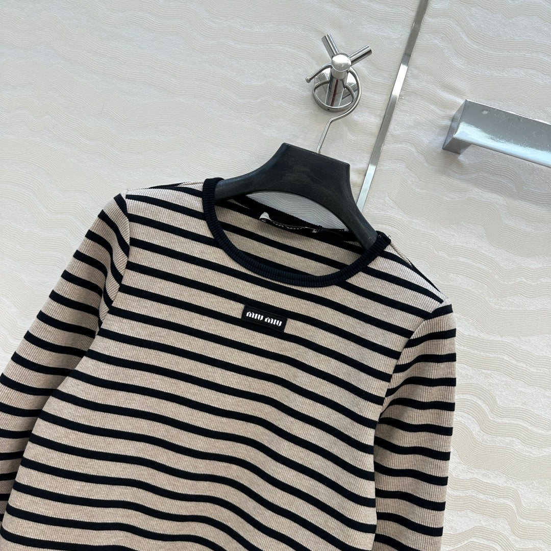 Miu Miu 25 Sweater Stripes Cotton