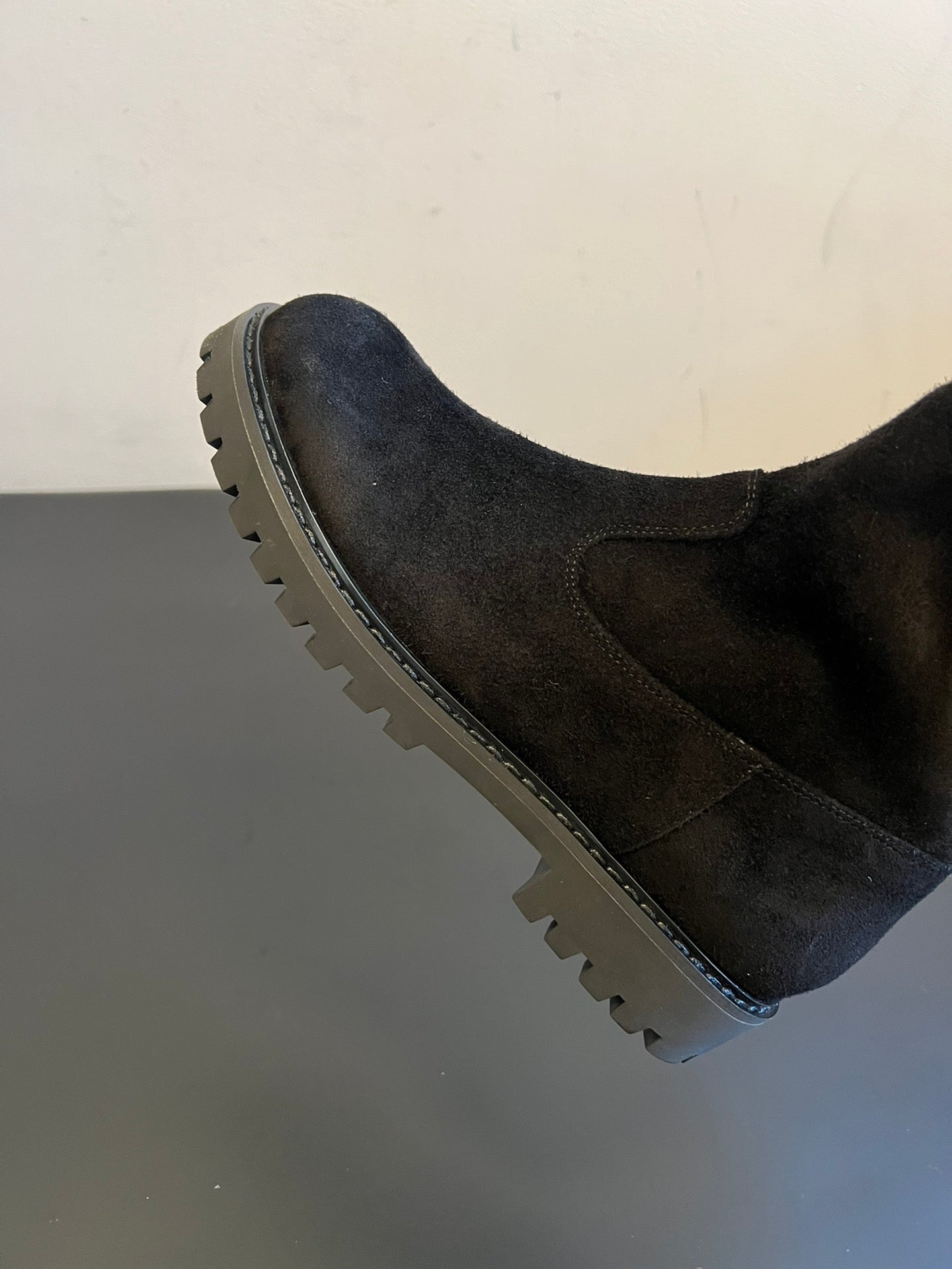 The Row 2025 Boot Black Suede 561644