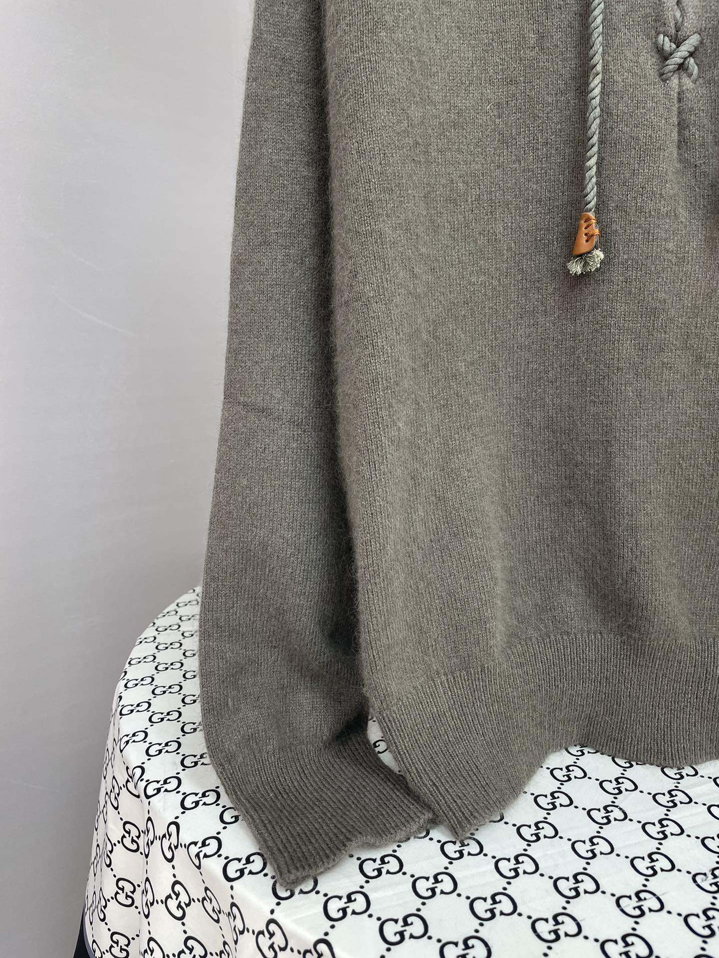 Chanel 2025 Knit Sweater Dark Gray Cashmere