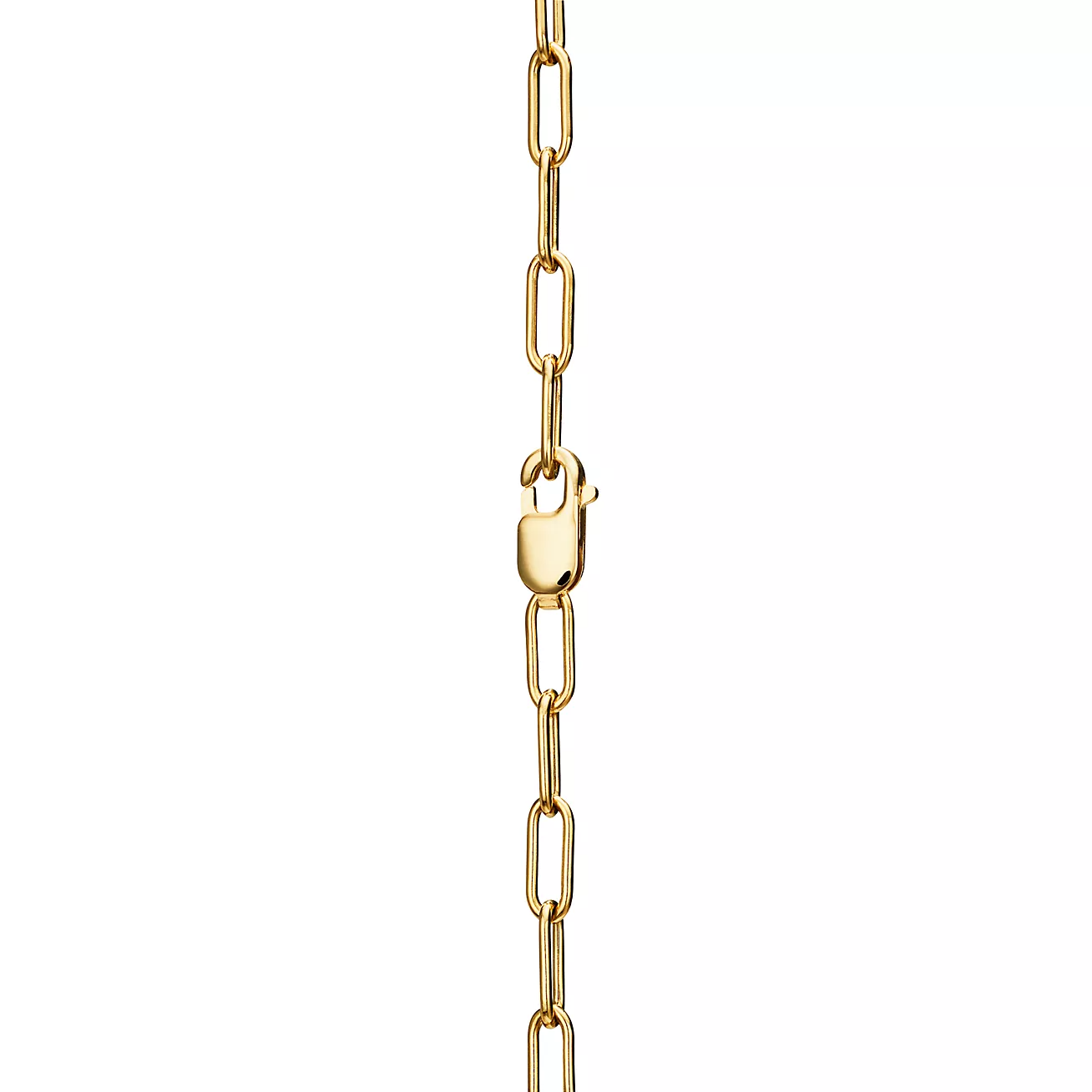 LOCK NECKLACE MEDIUM PENDANT GOLD PAVED DIAMONDS