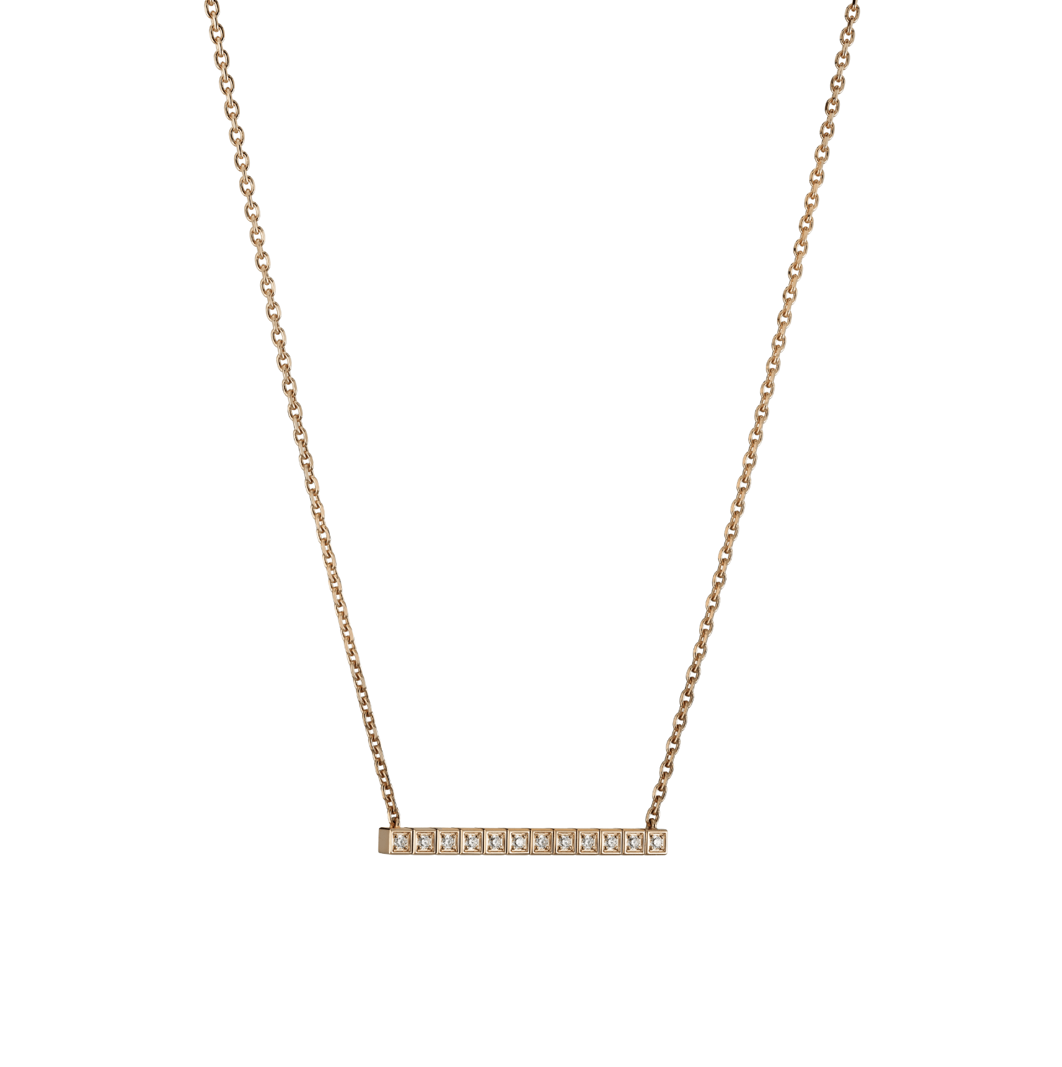 ICE CUBE FULL-SET DIAMONDS NECKLACE
