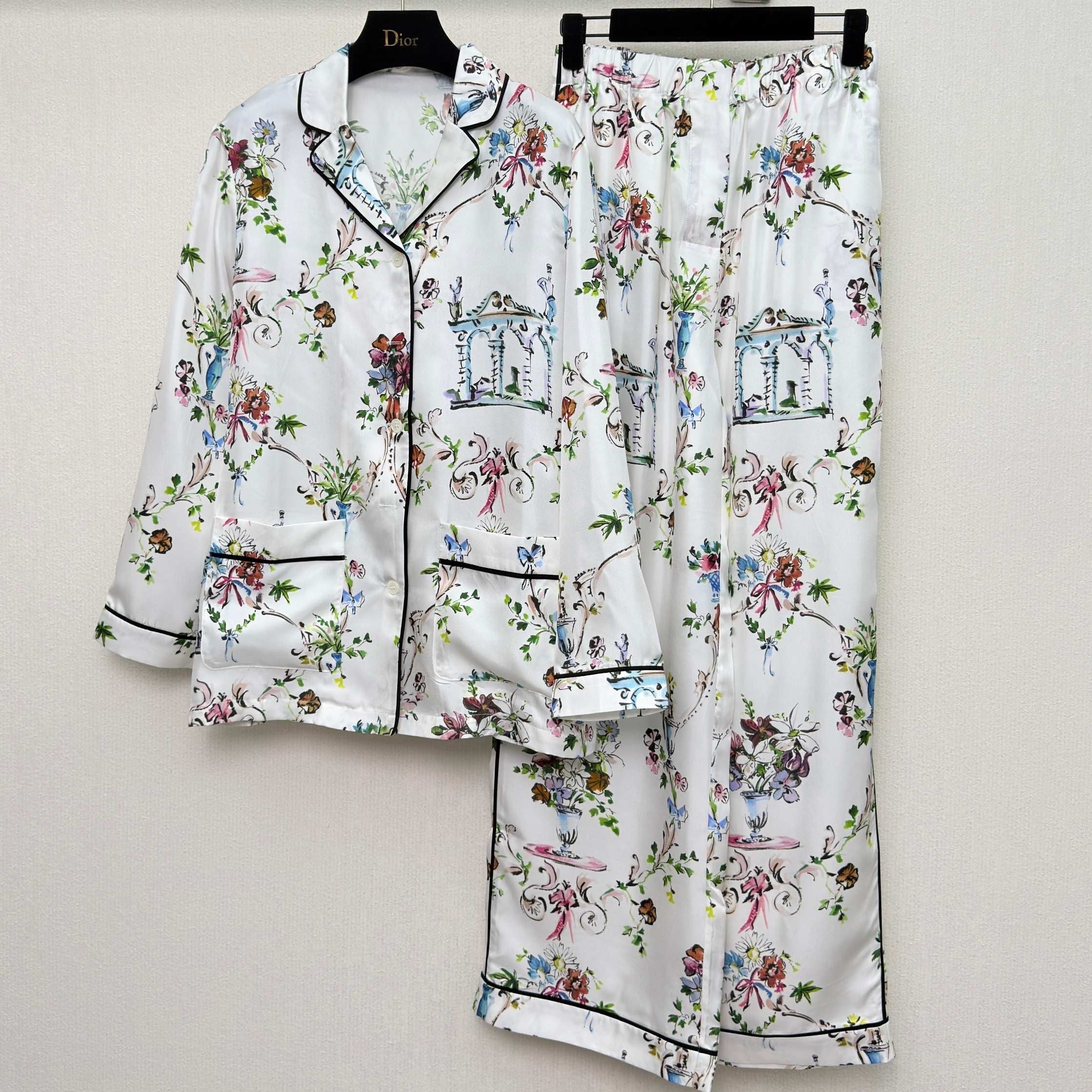Dior 2026 Set White Silk 628363