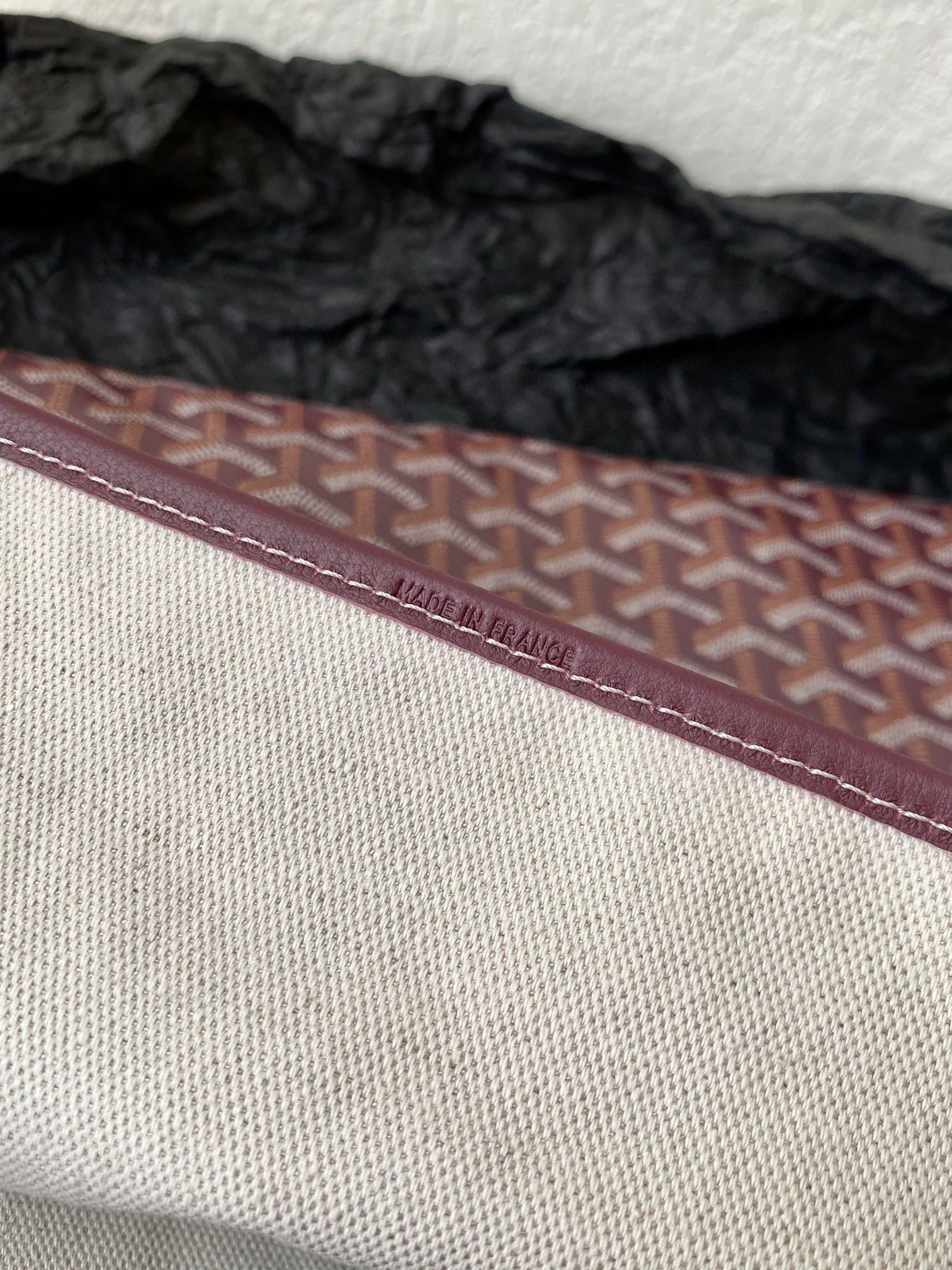 SAINT LOUIS GM 40CM BURGUNDY CANVAS