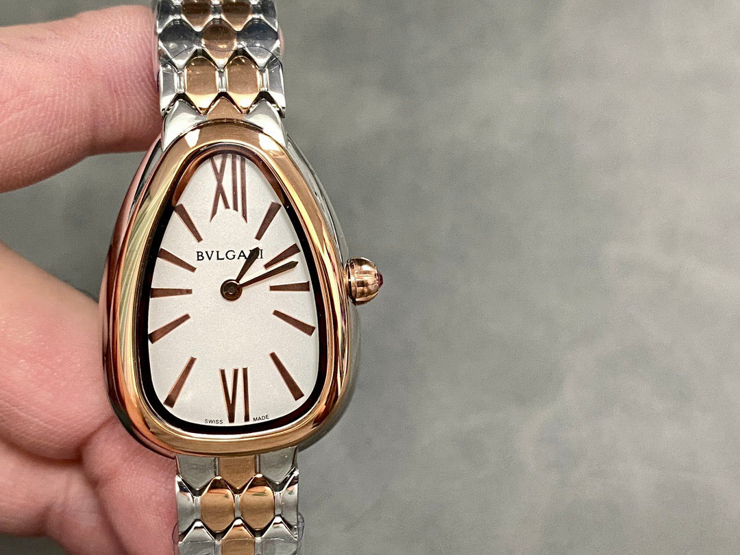 SERPENTI SEDUTTORI QUARTZ TWO TONE 33MM