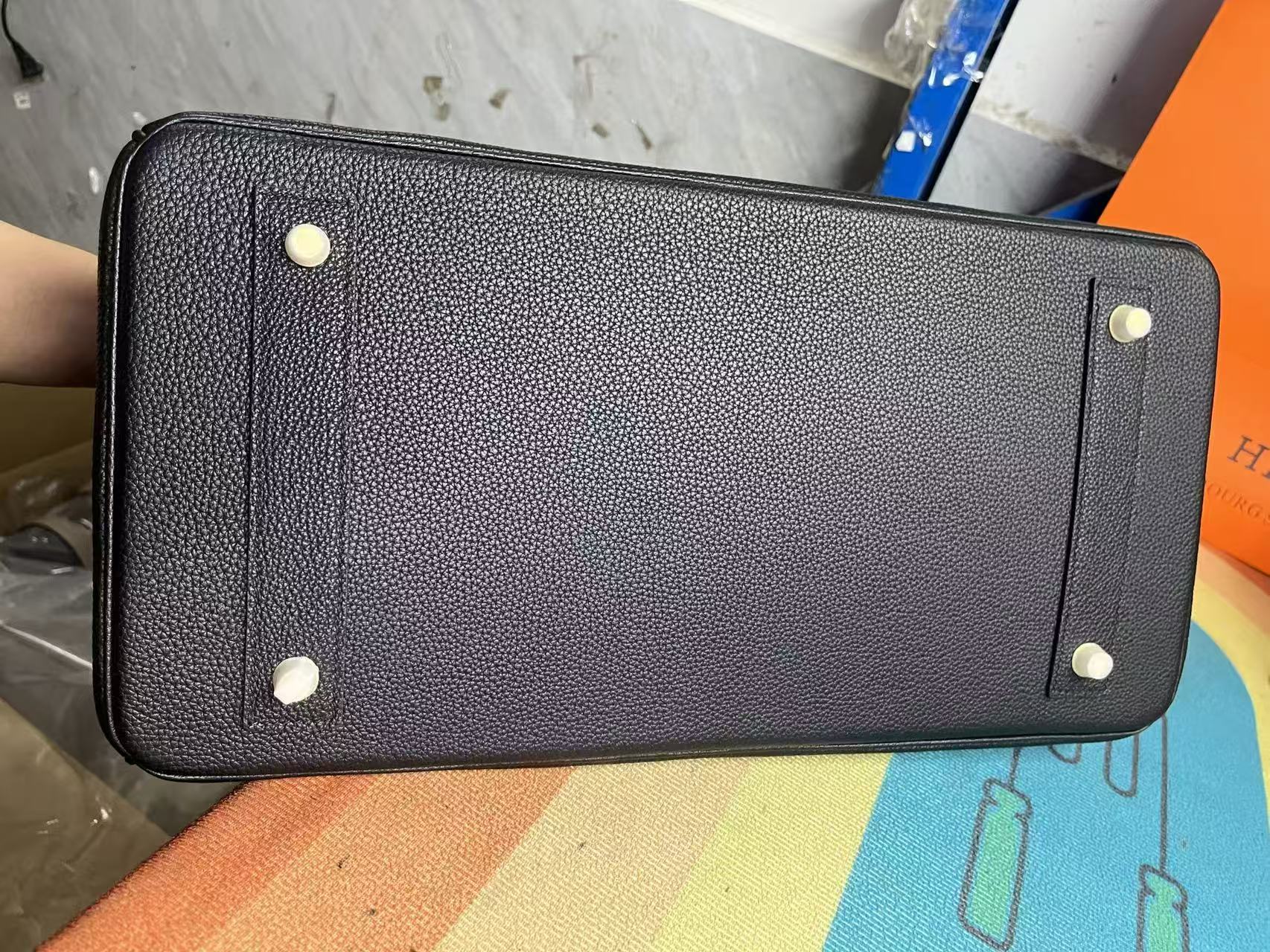 Hermes Birkin 29cm Bag Black Gold Hardware Togo Leather