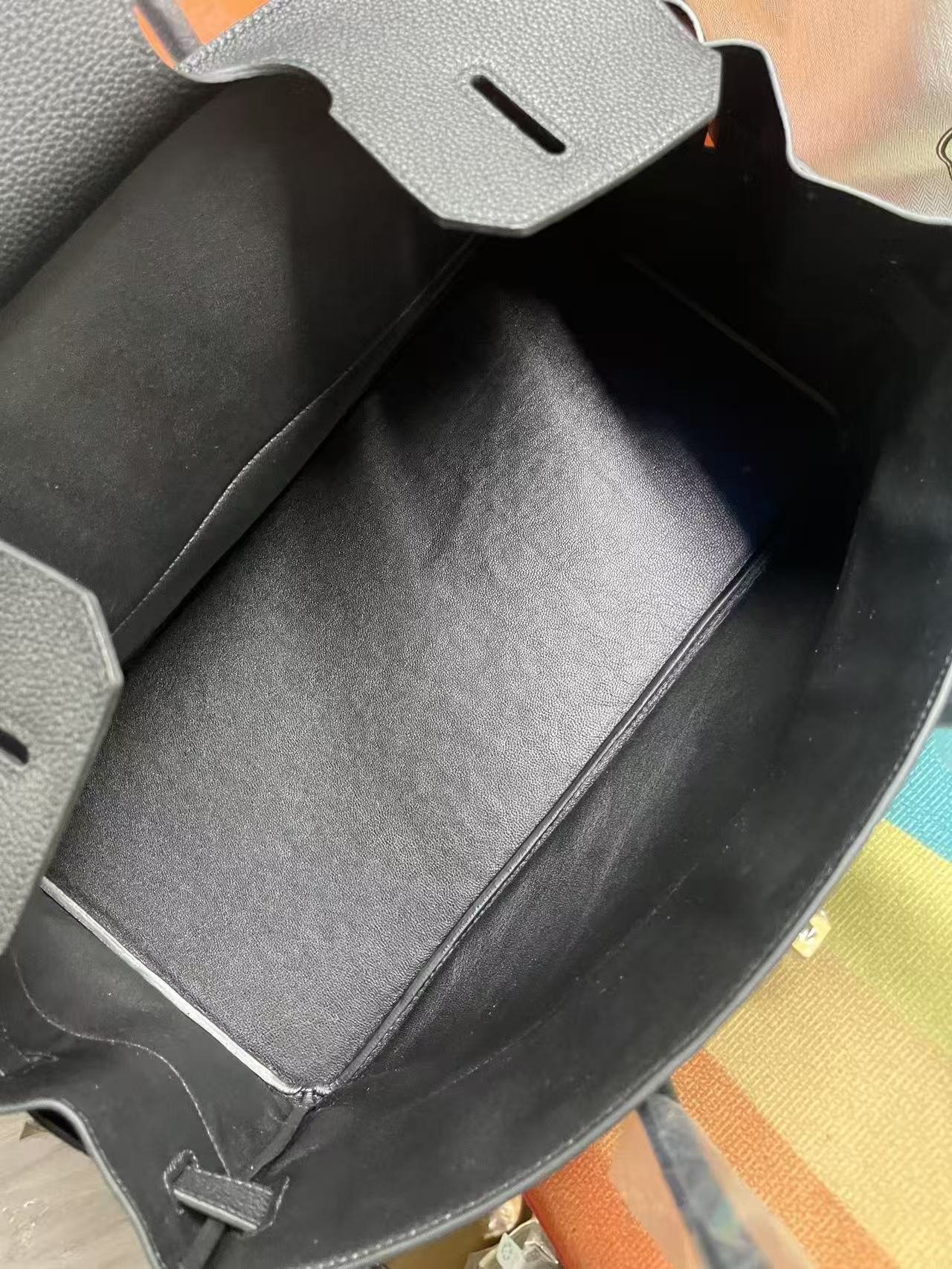 Hermes Birkin 29cm Bag Black Gold Hardware Togo Leather