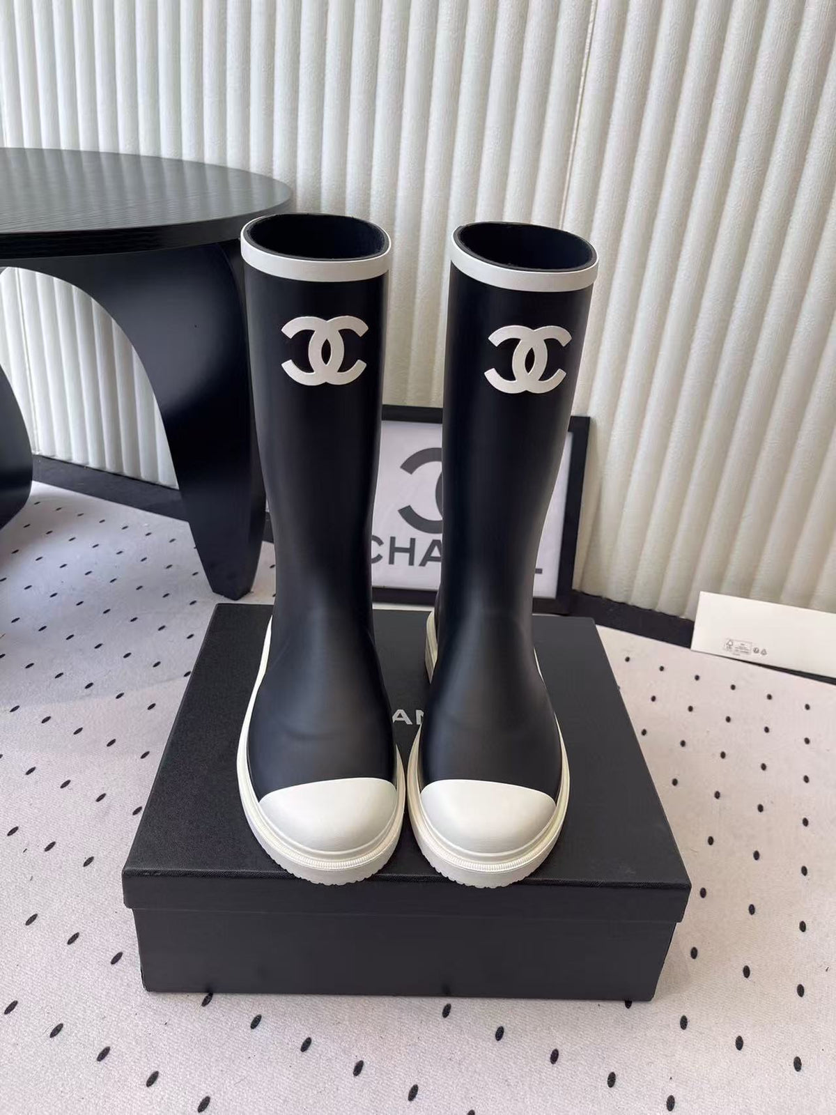 Chanel 2025 Rain Boot Rubber