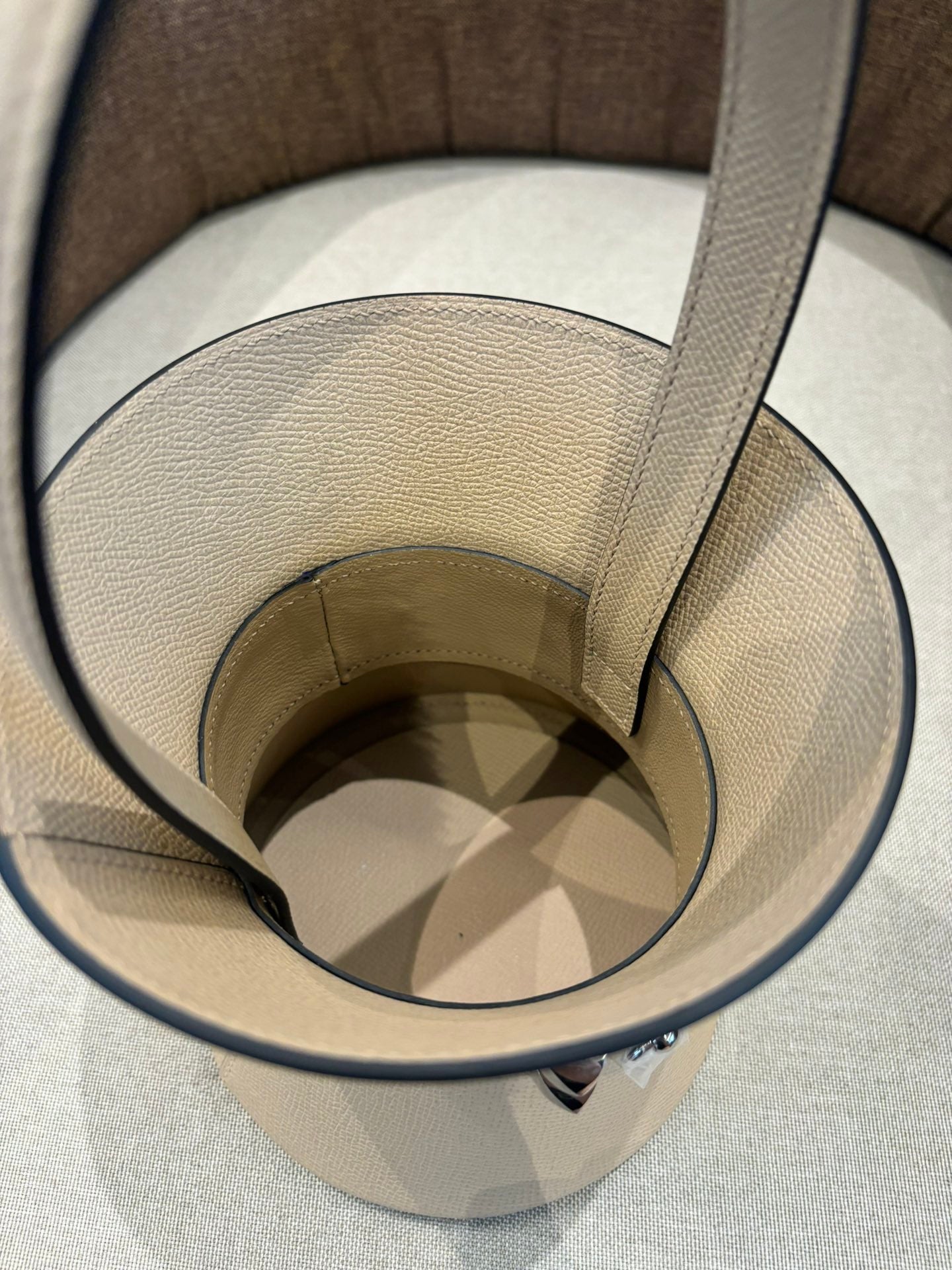 Hermes 2025 Medor Bag Beige Epsom Calfskin