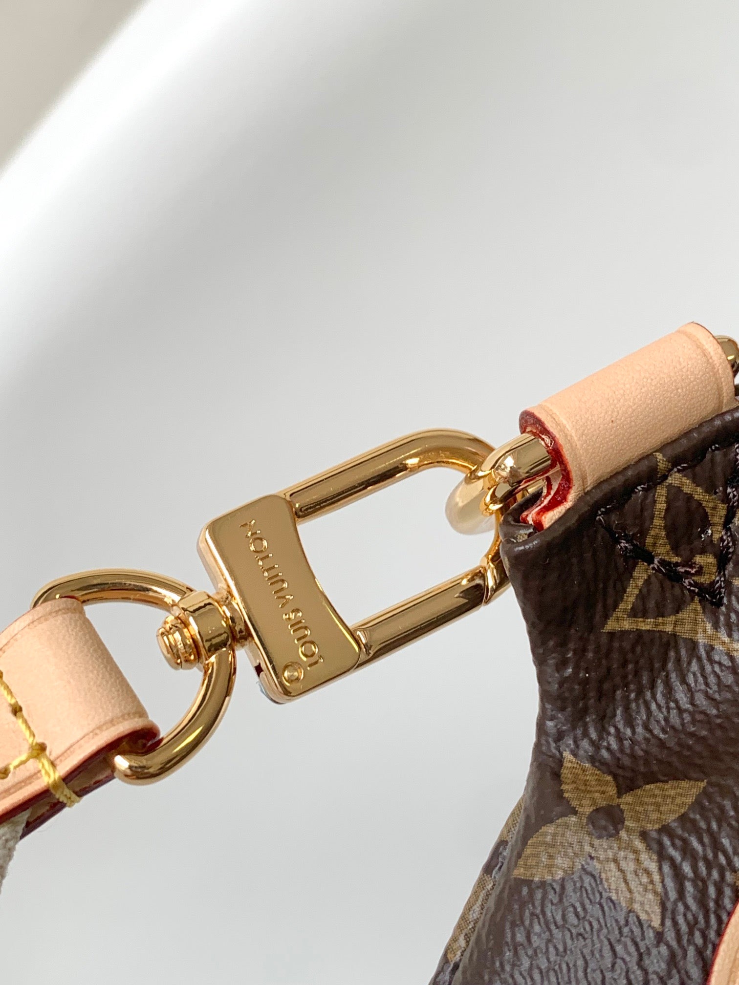 Louis Vuitton 2025 High Rise Bumbag Brown Beige Cowhide Canvas