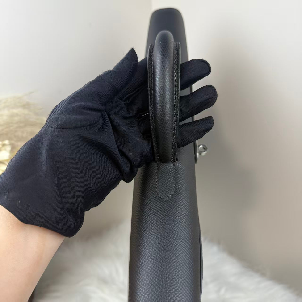 Hermes 2025 Kelly Depeches 36 Black Togo Calfskin Briefcase