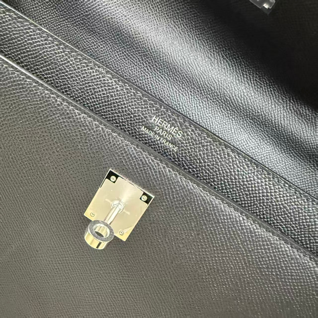 Hermes 2025 Kelly Depeches 36 Black Togo Calfskin Briefcase