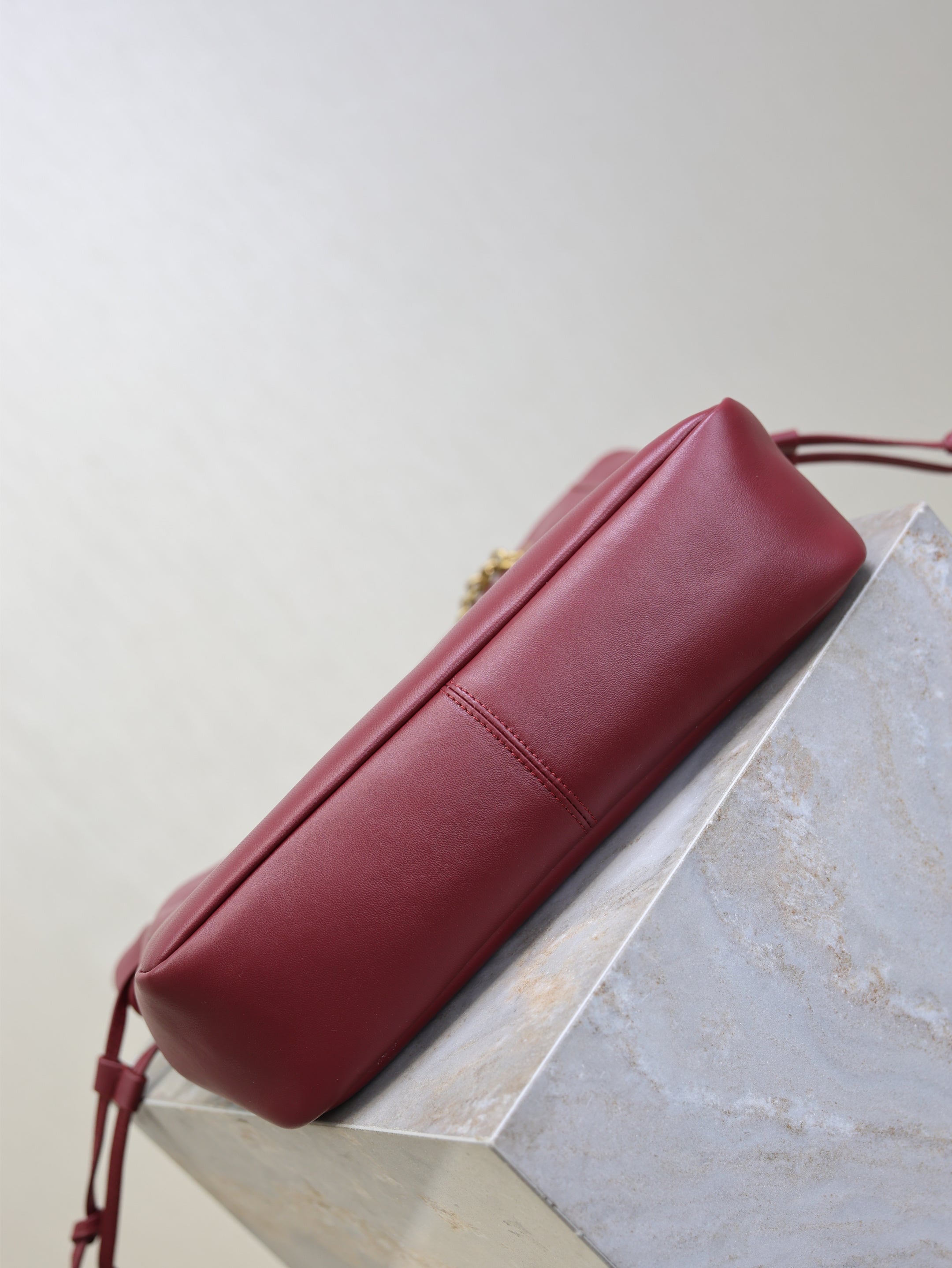 YSL 2025 Jamie Shopping Burgundy 29cm Lambskin