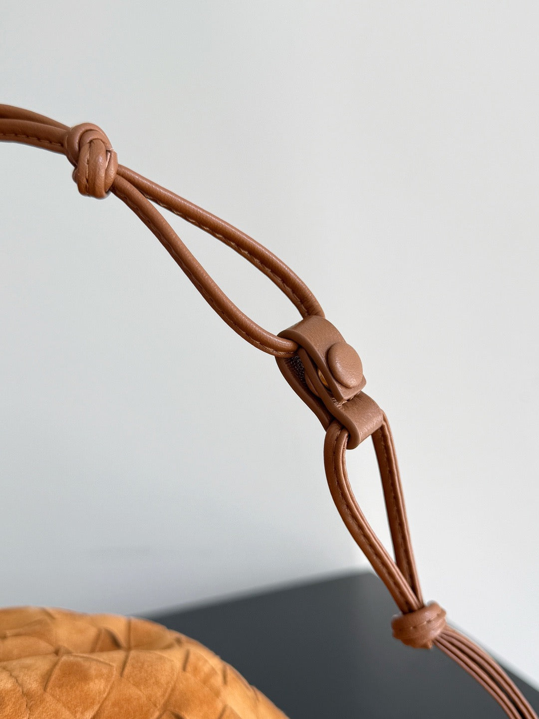 Bottega Veneta 2025 Dustbag Intrecciato Brown Suede