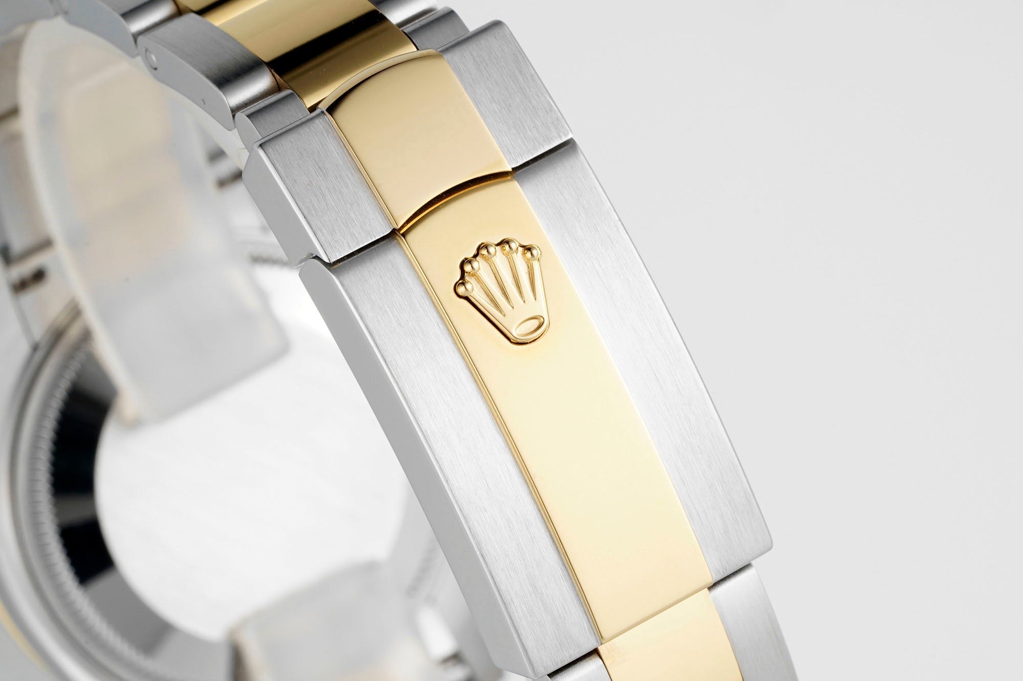 Rolex Datejust 31mm Two-Tone Yellow Gold Fluted Bezel Champagne Dial