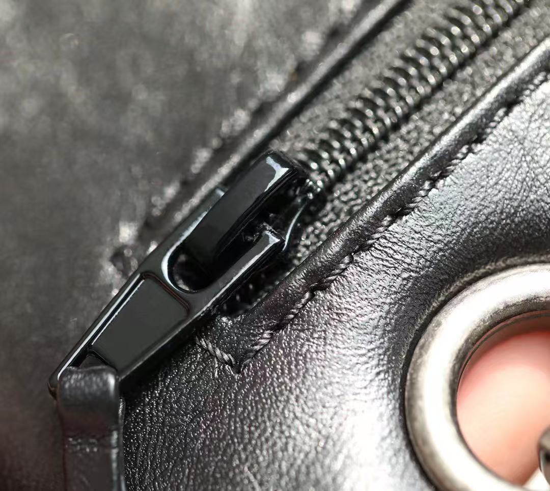 CC 2026 Classic 2.55 Flap Bag Black Aged Lambskin Silver Hardware