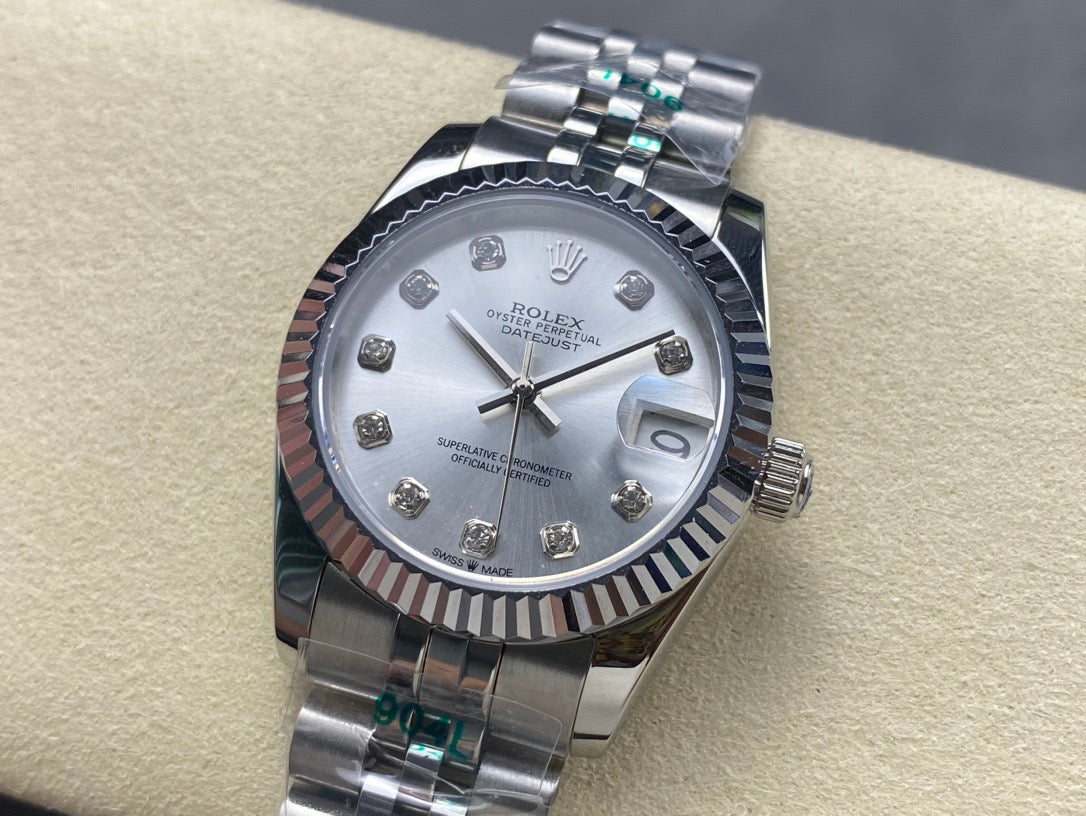 Rolex Datejust 31mm Watch Silver Dial Stainless Steel